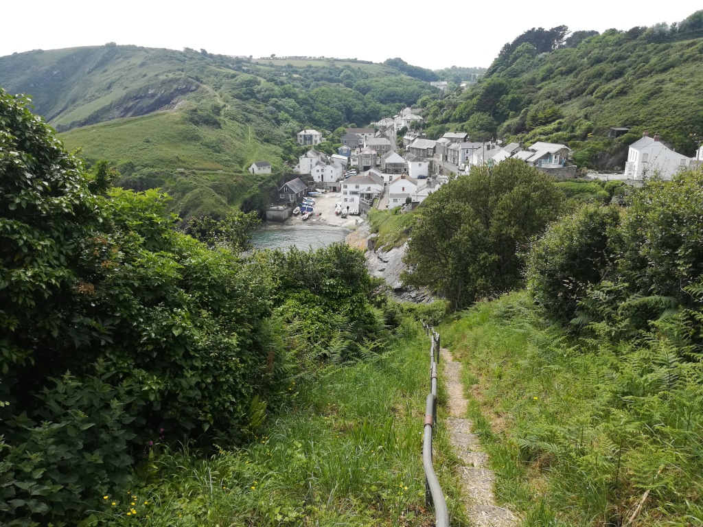Climbing out of Portloe